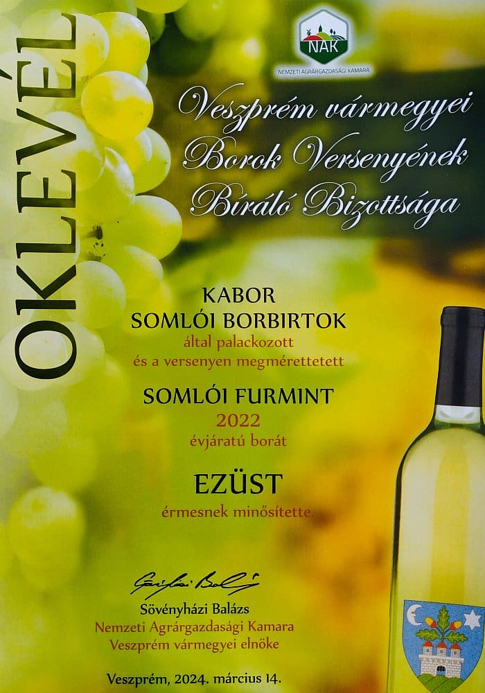 Nagy-Somlói Furmint 2022 Nagy-Somlói Furmint 2022
